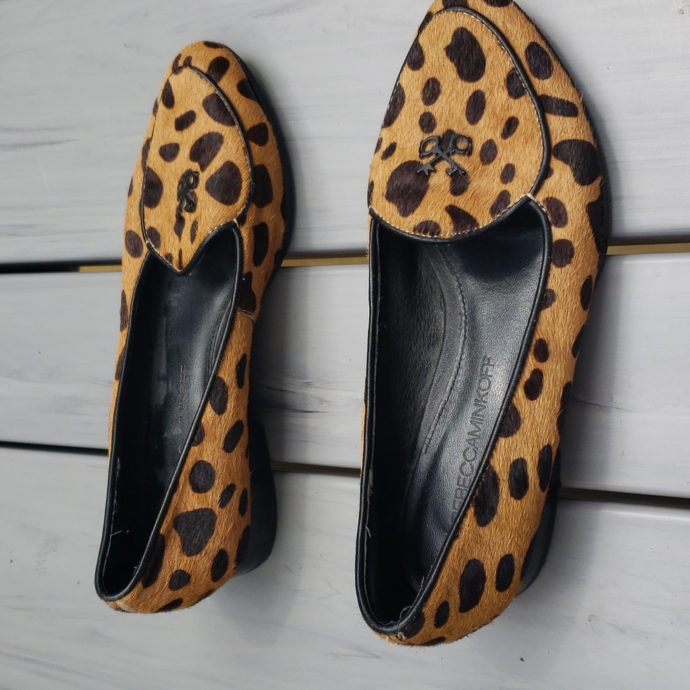 Rebecca Minkoff calf hair animal print loafers - Picture 5 of 14